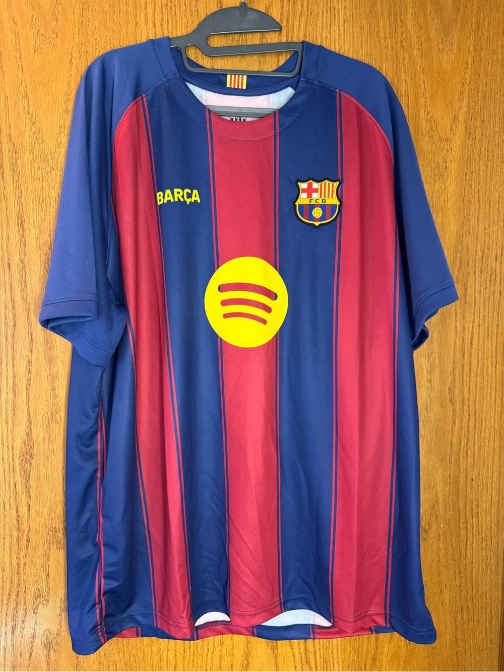 NWT FC Barcelona Men’s Red & Blue Soccer Jersey